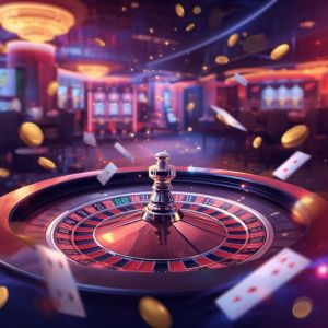Sảnh casino trực tiếp HI8850 với bàn Baccarat